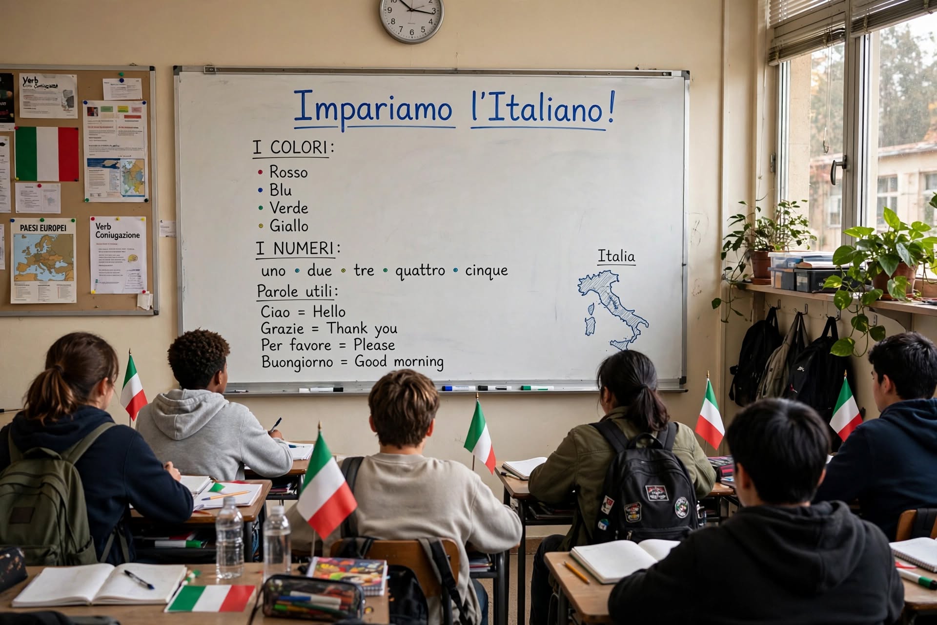 italian classroom lesson – NOI Foundation Michigan